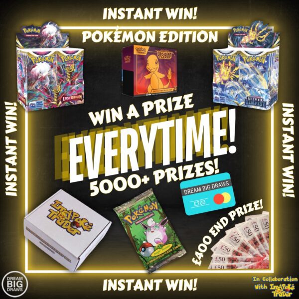 Instant win Pokémon edition loads of prizes