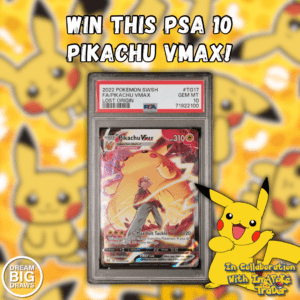 Pokemon pikachu vmax lost origin good PSA 10