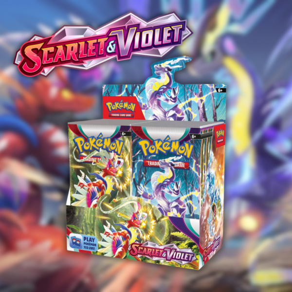pokemon scarlet violet base booster box Scarlet & Violet Base Pokemon Sealed Case [6 Booster Boxes/Case] main image 1