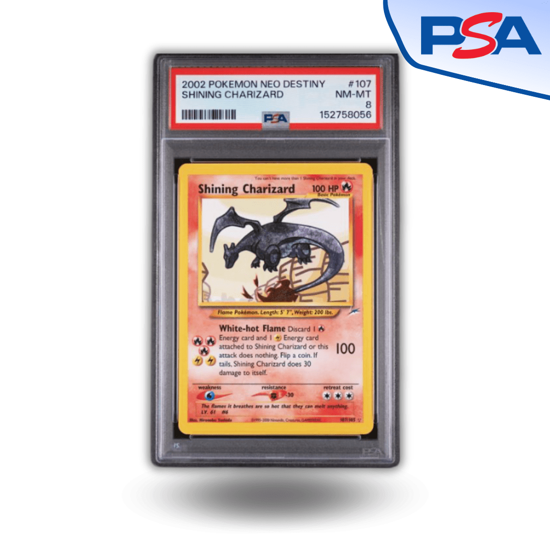 PSA 8 Shadowless Charizard +20K Charizard Chaser Instant Wins! - Dream Big  Draws