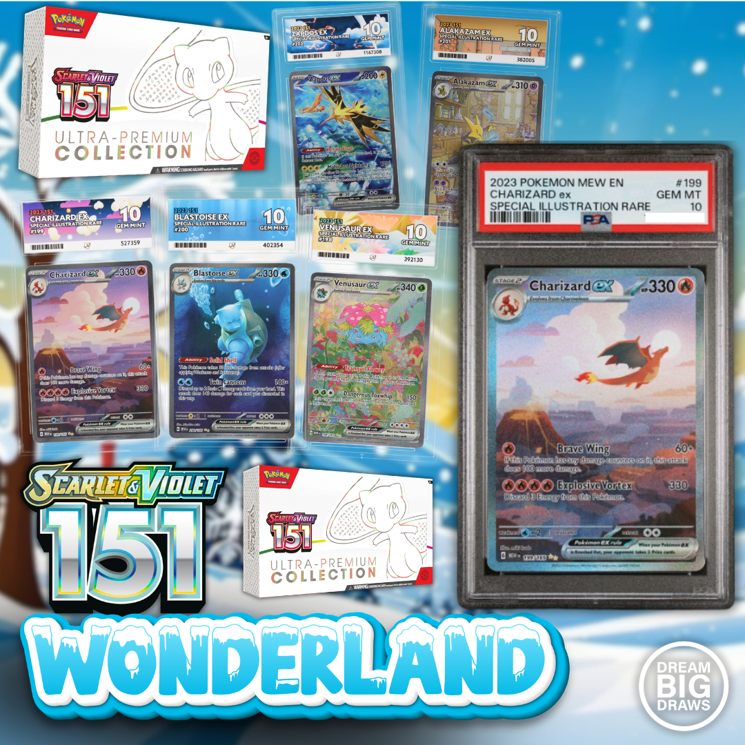 PSA 10 Charizard ex 199 + £10,000 151 Instant Wins!